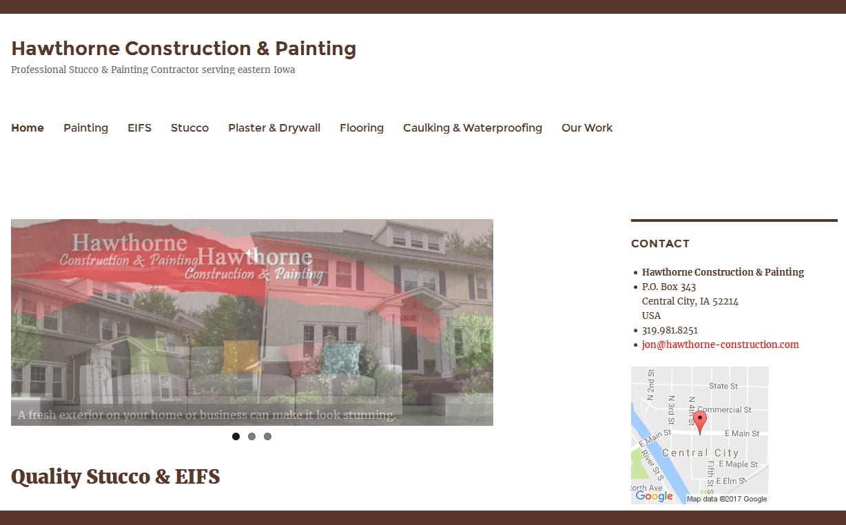 hawthorne construction website design hawthorne construction website design