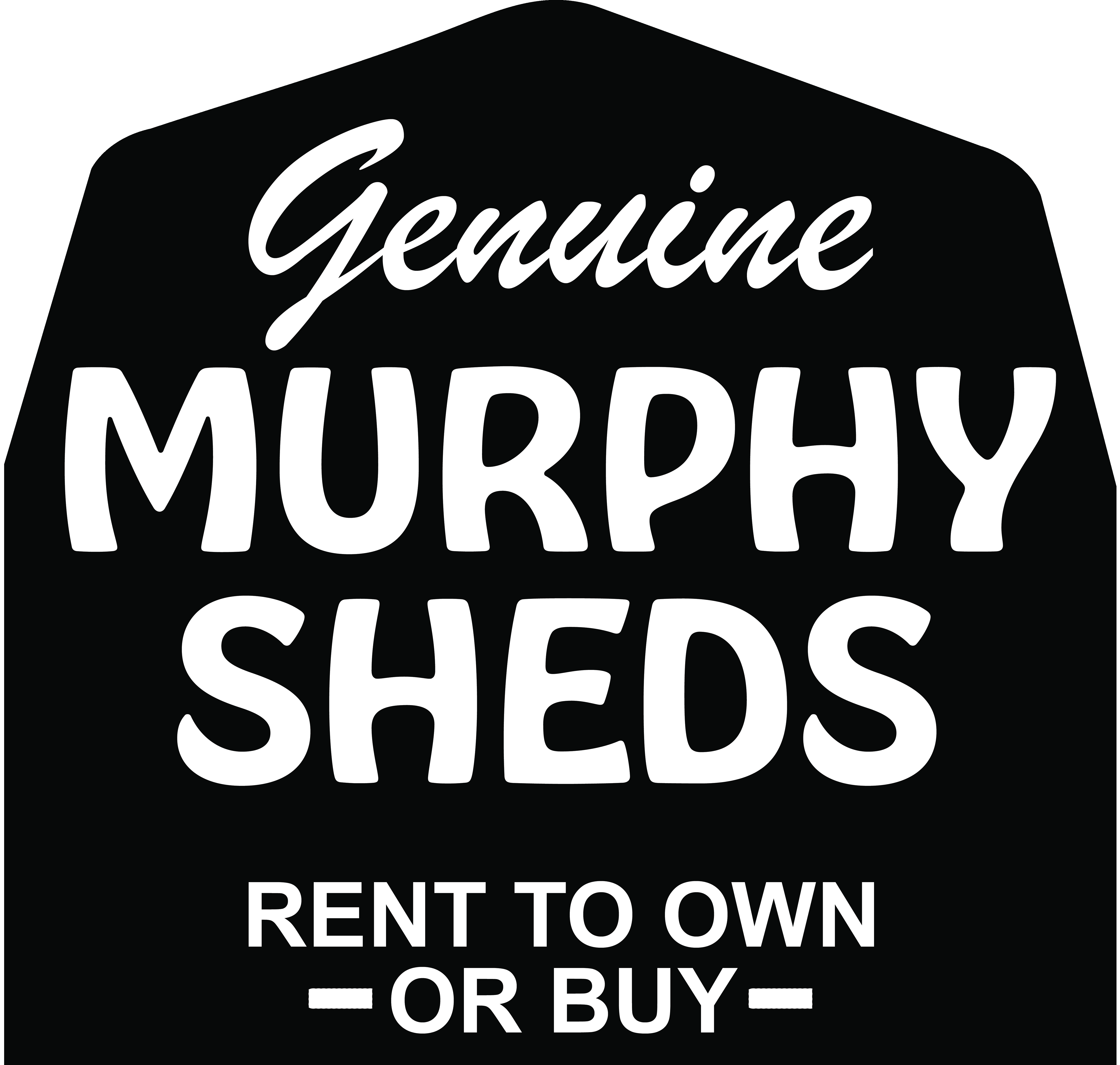 Rebuild logo design branding of Murphy Sheds Rapid City South Dakota