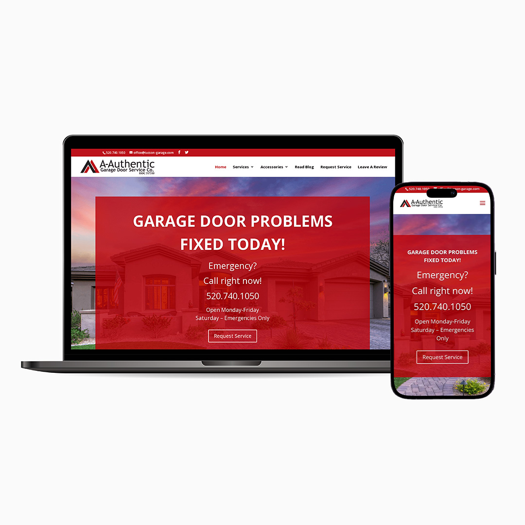 A-Authentic Garage Door Service Co. - Mock Up