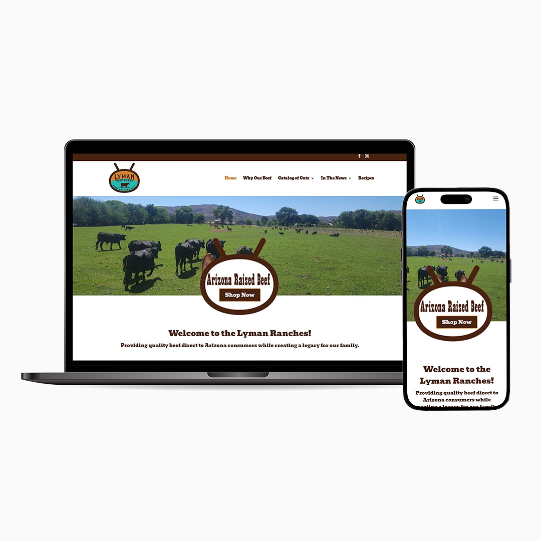 Celebrate the spirit of community as Shield Bar Marketing donates a website design and hosting package to Lyman Ranch, a proud Arizona rancher displaced by wildfire, creating a captivating online presence that incorporates their existing brand and features a user-friendly shopping cart.
