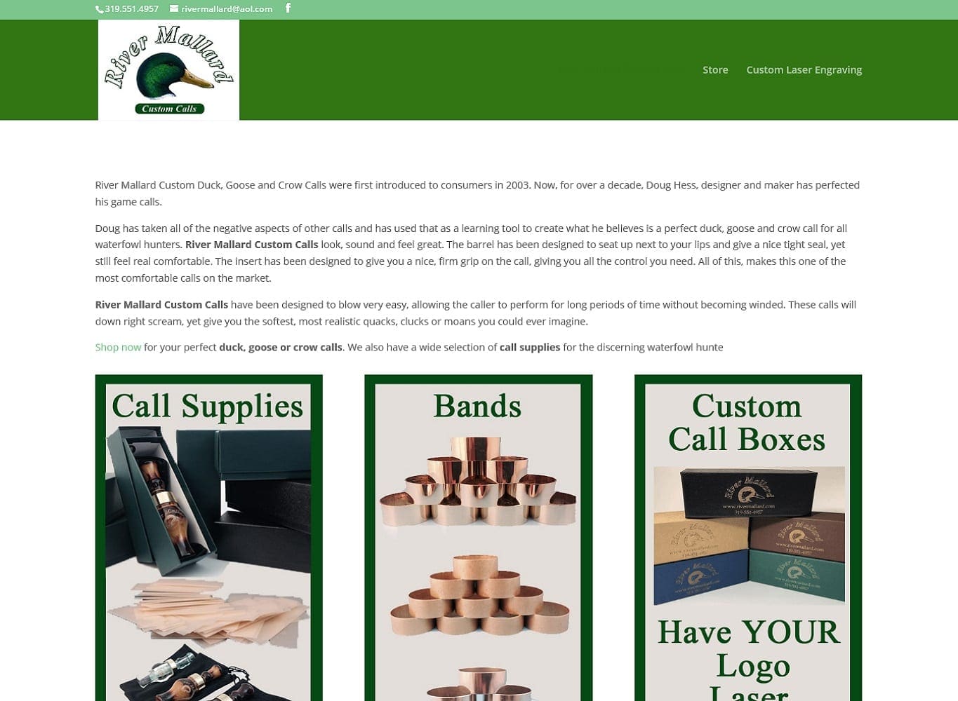 Dive into the world of duck call mastery as Shield Bar Marketing updates River Mallard's website, enabling direct-to-consumer sales and crafting a captivating landing page for Doug Hess, the maker behind the branded duck calls of Duck Dynasty fame.