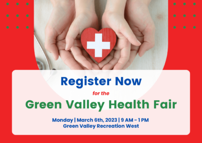 Green Valley Health Fair Social Media Campaign by Shieldbar Marketing