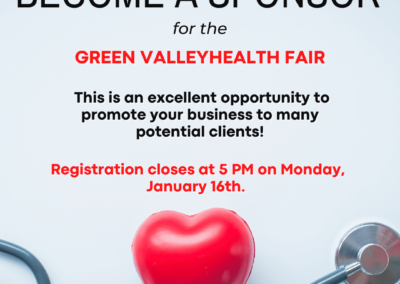 Green Valley Health Fair Social Media Campaign by Shieldbar Marketing