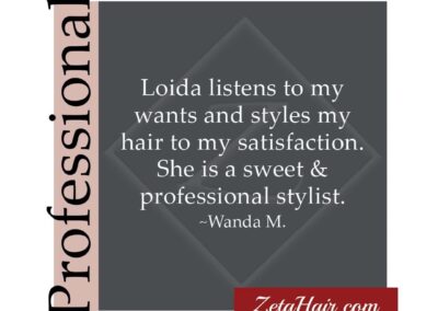 Social Media Marketing services for Zeta Hair Salon by Shieldbar Marketing