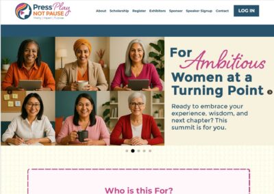 Press Play, Not Pause Conference