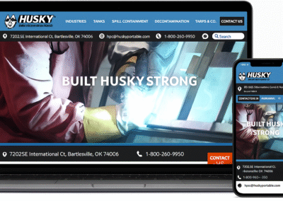 Husky - Industrial Website Design
