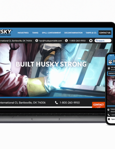 Husky - Industrial Website Design